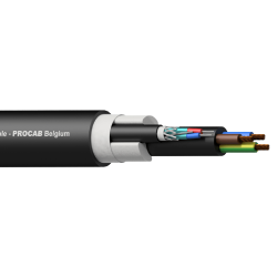 PROCAB PAC151/1 Kabel hybrydowy: symczny kabel sygnałowy i zasilanie – DMX-AES i 3G1.5, 100 m